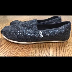 TOMS Women’s Classics Black Sparkle